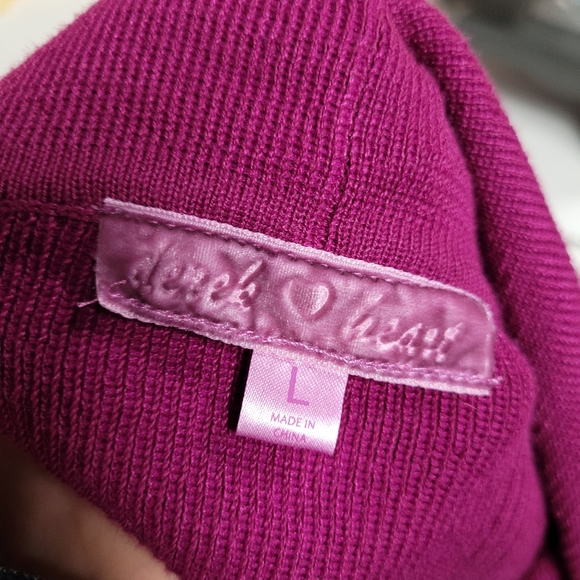 Fuschia pink Knit cowl body con dress - Picture 6 of 6